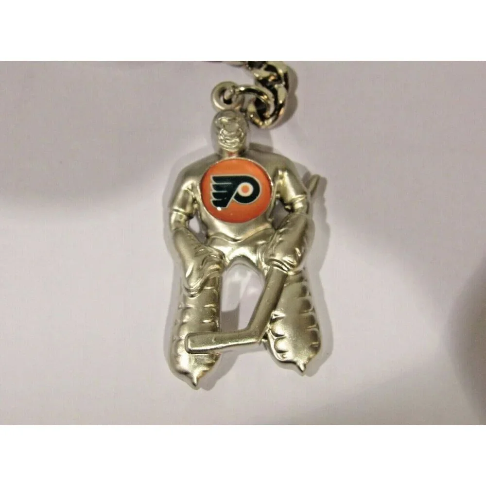 NHL Philadelphia Flyers Hockey Player Key Chain Logo on Chest